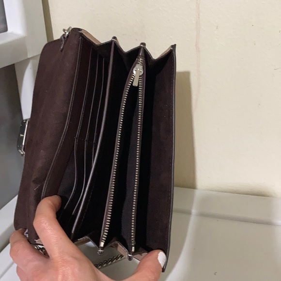 COPY - Coach Lht/Taupe Tabby can clutch - Picture 8 of 9